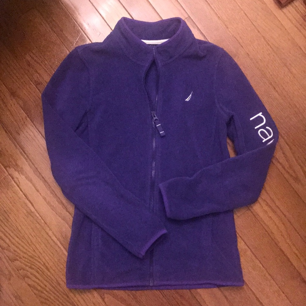 Kid's Nautica Purple Fleece